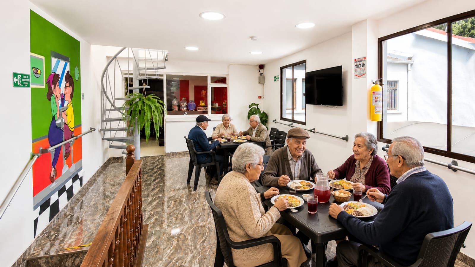 Muestra de la alimentación personalizada en el Club Alzheimer Santo Tomás